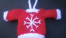 Red And White Tiny Sweater