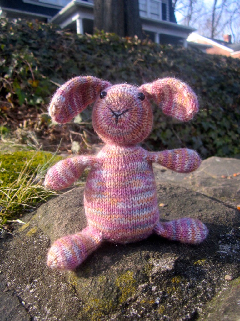 Mini Sock Yarn Bunny