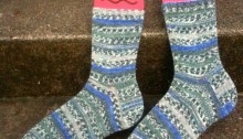 Knitting Daddy's Socks