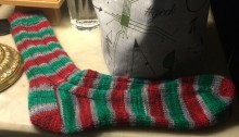 One Finished Sock